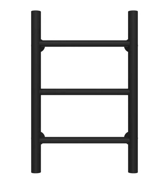 Сушка для рушників водяна Deffi Оріон П3 200х500 бічне праве підключення чорний C.OR.50.20.3.B.C