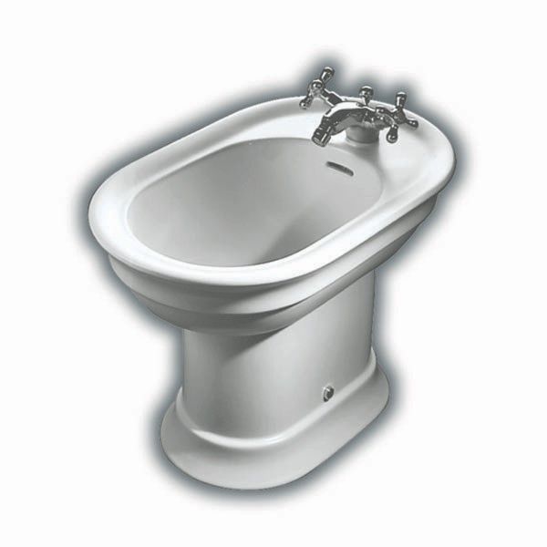 Біде для підлоги Hatria Dolcevita 59,5х37 см санітарний фарфор білий 00Y0ET01