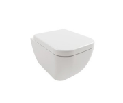 Унитаз подвесной Hatria Bianca 52х36 см безободковый санитарная керамика белый глянцевый 00Y3AK01