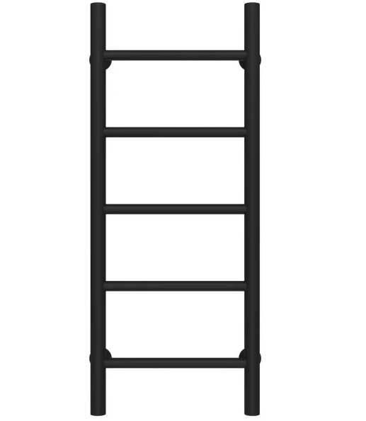 Полотенцесушитель водяной Deffi Орион П5 200х800 боковое правое подключение черный C.OR.80.20.5.B.C