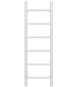 Сушка для рушників водяна Deffi Оріон П6 200х1000 нижнє підключення білий C.OR.100.20.6.W.A