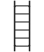 Полотенцесушитель водяной Deffi Орион П6 200х1000 боковое левое подключение черный C.OR.100.20.6.B.B