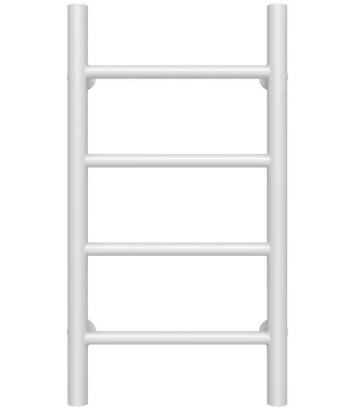 Полотенцесушитель водяной Deffi Орион П4 200х600 боковое левое подключение белый C.OR.60.20.4.W.B
