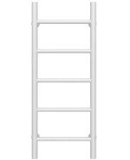 Полотенцесушитель водяной Deffi Орион П5 200х800 нижнее подключение белый C.OR.80.20.5.W.A