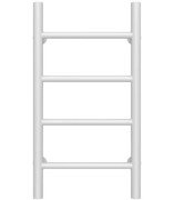 Сушка для рушників водяна Deffi Оріон П4 200х600 нижнє підключення білий C.OR.60.20.4.W.A