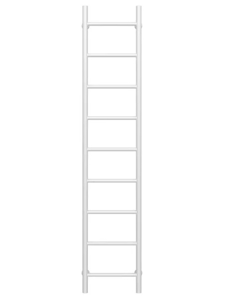 Полотенцесушитель водяной Deffi Орион П9 200х1600 нижнее подключение белый C.OR.160.20.9.W.A