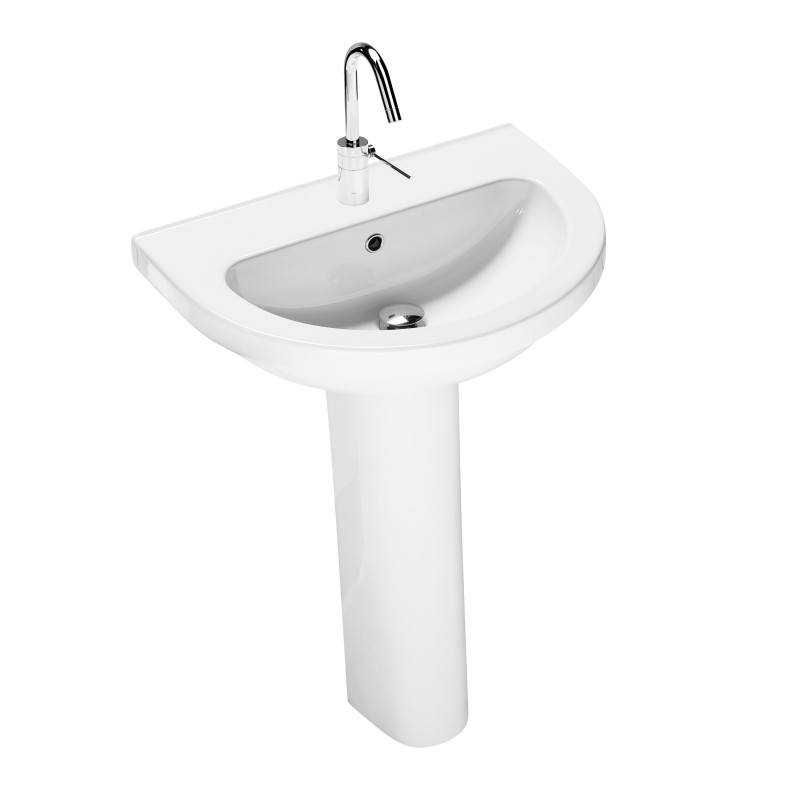 Раковина для ванной Hatria Erika pro 62x46 см керамика белый 00YXJE01