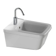 Биде подвесное Hatria Erika Pro Q 53х34,5 см санитарный фарфор белый 00YXHW01