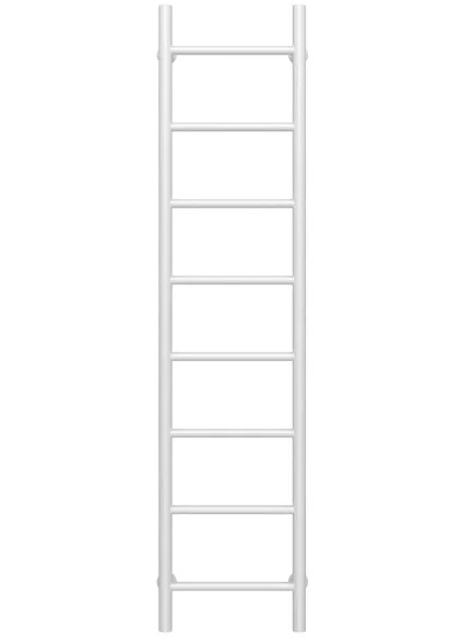 Полотенцесушитель водяной Deffi Орион П8 200х1400 боковое левое подключение белый C.OR.140.20.8.W.B