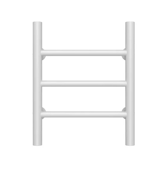 Сушка для рушників водяна Deffi Оріон П3 300х400 бічне праве підключення білий C.OR.40.30.3.W.C