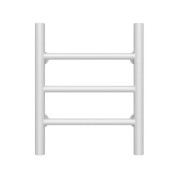 Сушка для рушників водяна Deffi Оріон П3 300х400 бічне праве підключення білий C.OR.40.30.3.W.C