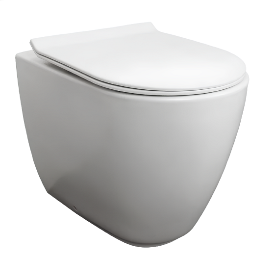 Унітаз підлоговий Hatria Fusion 54,5х35,5 см безободковий кераміка білий 00Y1ZA01