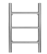 Сушка для рушників водяна Deffi Оріон П3 300х500 бічне праве підключення хром C.OR.50.30.3.C.C