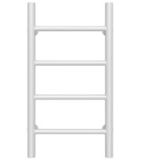 Полотенцесушитель водяной Deffi Орион П4 300х600 боковое левое подключение белый C.OR.60.30.4.W.B