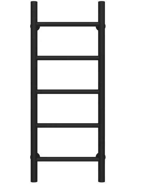 Полотенцесушитель водяной Deffi Орион П5 300х800 боковое левое подключение черный C.OR.80.30.5.B.B
