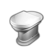 Чаша унітазу Hatria Dolcevita 59х37 см санітарний фарфор білий 00YXXN01