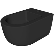 Биде подвесное Hatria Fusion 53х35,5 см фаянс черный матовый A0Y9B802