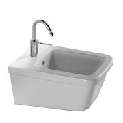 Биде напольное Hatria Erika Pro Q 53х35 см санитарный фарфор белый 00YXHU01