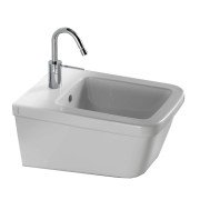 Биде подвесное Hatria Erika Pro Q 53х34,5 см санитарный фарфор белый 00YXHW01