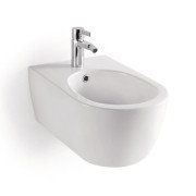 Биде подвесное Hatria Fusion 54х35,5 см санитарный фарфор белый 00Y1D901