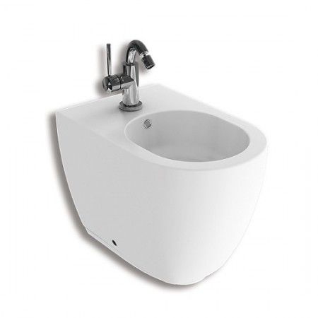 Биде напольное Hatria Fusion 54х35,5 см керамика белый 00Y0U601