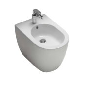 Биде напольное Hatria Fusion 54х35 см керамика белый 01Y0U601