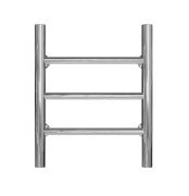 Полотенцесушитель водяной Deffi Орион П3 300х400 боковое левое подключение хром C.OR.40.30.3.C.B