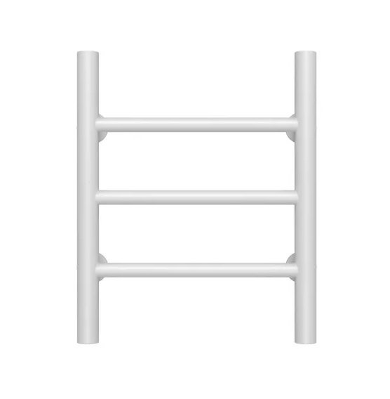 Сушка для рушників водяна Deffi Оріон П3 300х400 бічне праве підключення білий C.OR.40.30.3.W.C