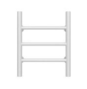 Полотенцесушитель водяной Deffi Орион П3 300х400 боковое правое подключение белый C.OR.40.30.3.W.C