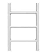 Полотенцесушитель водяной Deffi Орион П3 300х500 нижнее подключение белый C.OR.50.30.3.W.A