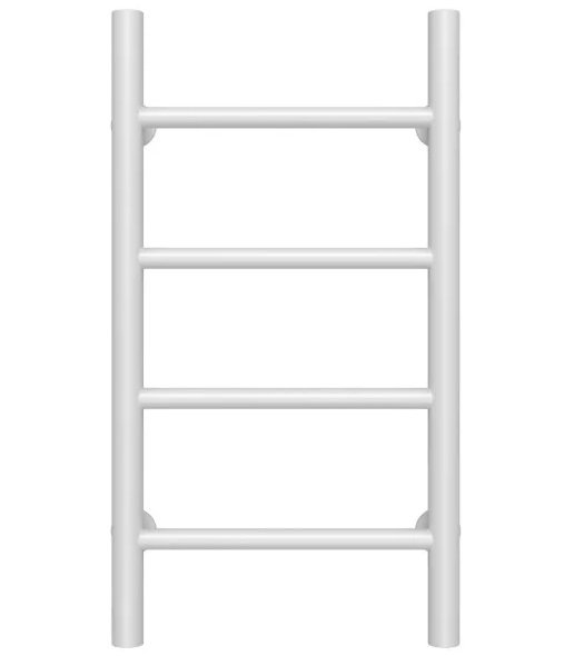 Полотенцесушитель водяной Deffi Орион П4 300х600 нижнее подключение белый C.OR.60.30.4.W.A