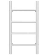 Полотенцесушитель водяной Deffi Орион П4 300х600 нижнее подключение белый C.OR.60.30.4.W.A