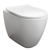 Унитаз напольный Hatria Fusion 54,5х35,5 см безободковый керамика белый 00Y1ZA01