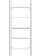 Сушка для рушників водяна Deffi Оріон П5 300х800 бічне праве підключення білий C.OR.80.30.5.W.C