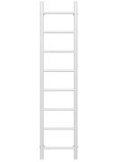 Полотенцесушитель водяной Deffi Орион П8 200х1400 боковое правое подключение белый C.OR.140.20.8.W.C