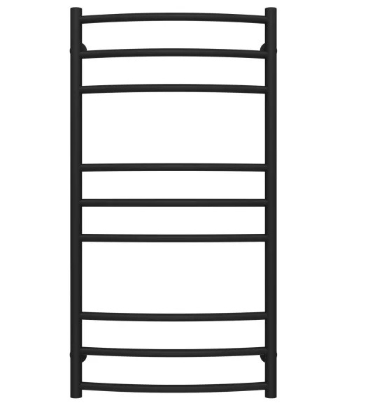 Полотенцесушитель водяной Deffi Классик Элит П9 500х1000 нижнее подключение черный C.KE.100.50.9.B.A