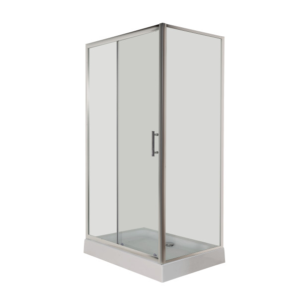 Душова кабіна Insana Fiona 80 110x80 профіль алюміній/прозоре скло А0056097