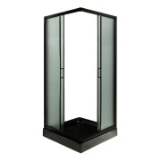 Душевая кабина Insana LAMIJA black 90x90 профиль черный/рифленое стекло А0048476