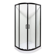 Душевая кабина Insana Mira Black 90x90 см профиль черный/прозрачное стекло А0046234