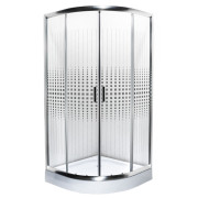 Душевая кабина Insana Geja Point 90x90 см профиль браш/стекло с рисунком А0048485