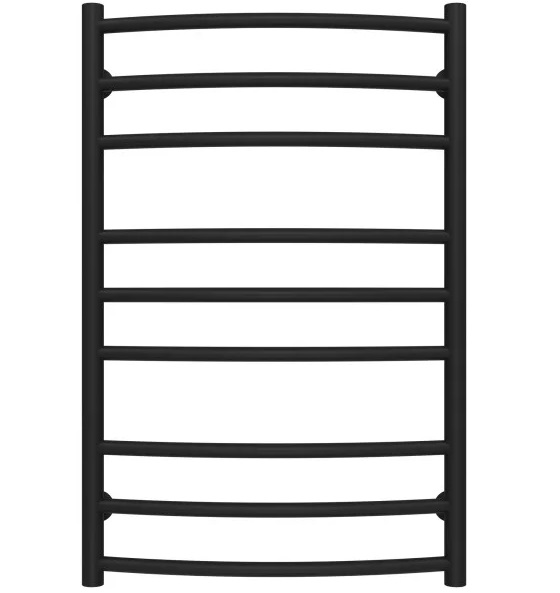 Сушка для рушників водяна Deffi Класик Еліт П9 600х800 бічне ліве підключення чорний C.KE.80.60.9.B.B