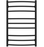 Полотенцесушитель водяной Deffi Классик Элит П9 600х800 боковое левое подключение черный C.KE.80.60.9.B.B