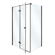 Душевая кабина Insana Adriana Black M 120x80 см без поддона профиль черный/стекло прозрачное А0051344