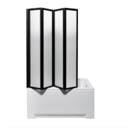 Душевая шторка Insana Tiffani Black 110x140 профиль черный/стекло матовое А0052825