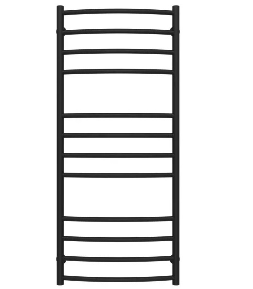 Полотенцесушитель водяной Deffi Классик Элит П12 600х1200 боковое правое подключение черный C.KE.120.60.12.B.C