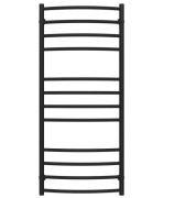 Полотенцесушитель водяной Deffi Классик Элит П12 600х1200 боковое правое подключение черный C.KE.120.60.12.B.C