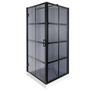 Душова кабіна Insana Dora B 90x90 см профіль чорний/прозоре скло А0052303