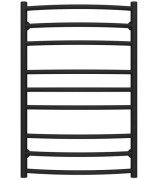 Сушка для рушників водяна Deffi Класик Еліт П9 500х800 бічне ліве підключення чорний C.KE.80.50.9.B.B