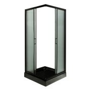 Душова кабіна Insana LAMIJA black 90x90 профіль чорний/рифлене скло А0048476