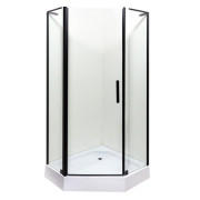 Душевая кабина Insana Ethna Black P91 90x90 см профиль черный/прозрачное стекло А0048356